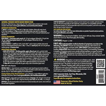 General Finishes Water Based Wood Stain for DIY Projects
