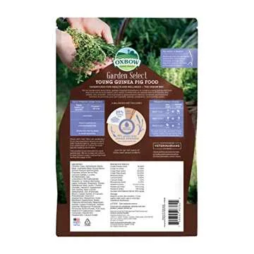 Oxbow Young Guinea Pig Food with Alfalfa, Non-GMO, USA