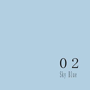 Huamei Seamless Photography Background Paper, Photo Backdrop Paper 107-Inches Wide x 36-Feet (Sky Bl...