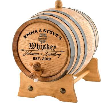 Personalized 1L Oak Aging Barrel | Custom Whiskey Aging
