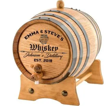 Personalized 1L Oak Aging Barrel | Custom Whiskey Aging