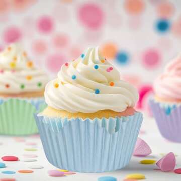 300Pcs Spring Pastel Flower Cupcake Liners for Parties