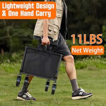 YACONA Foldable Utility Wagon - Lightweight & Portable