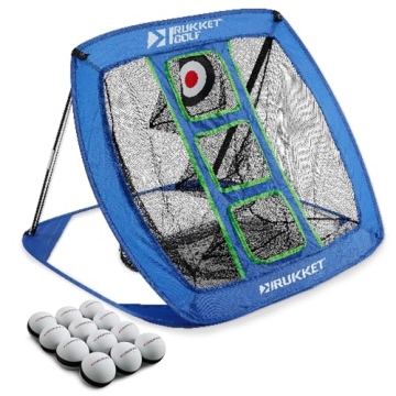 Rukket Pop Up Golf Chipping Net | Outdoor/Indoor Golfing Target Accessories and Backyard Practice Sw...