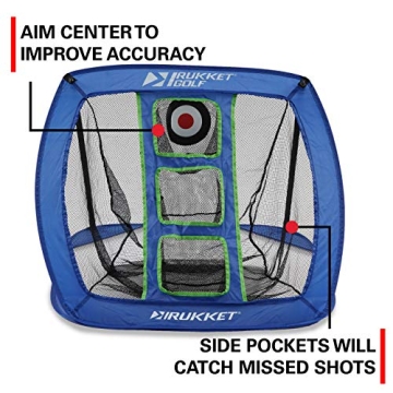 Rukket Pop Up Golf Chipping Net for Indoor Outdoor Practice