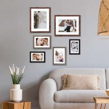 Fixwal Picture Frames Set, Gallery Wall 15 Pack