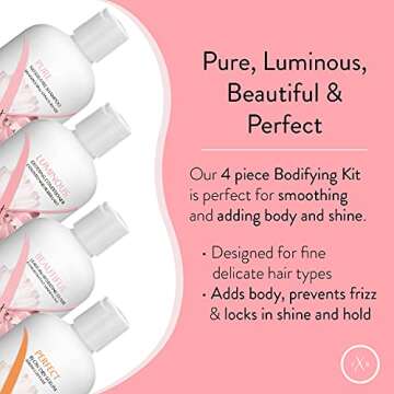 Strength x Beauty 4 pc.Bodifying Smoothing Kit | Fine Hair