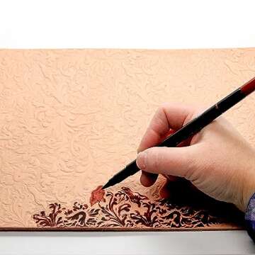 Realeather Leather Dye Pens - Dual-Sided, 6 Earth Tones