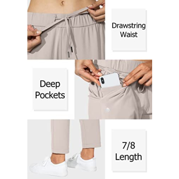 G Gradual Women’s Stretch Pants with Pockets for Active Lifestyle