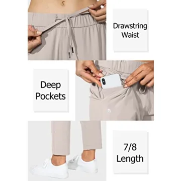 G Gradual Women’s Stretch Pants with Pockets for Active Lifestyle