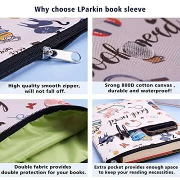 Book Sleeve for Protecting Your Books Stylishly