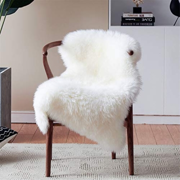 Luxurious duduta Faux Sheepskin Rug 2x3 ft Soft & Washable
