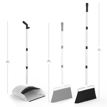 Jade Active Broom and Dustpan Set for Effortless Cleaning