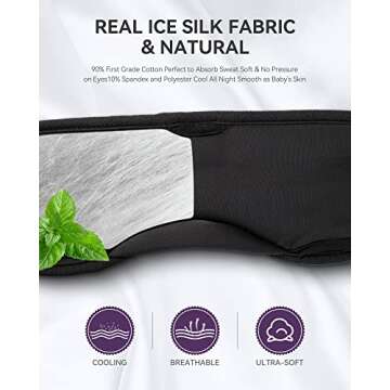 MUSICOZY Sleep Headphones Bluetooth 5.4 for Comfort