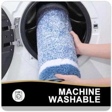 OLANLY Soft Microfiber Bath Mat Non-Slip Quick Dry