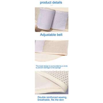 BIMEI Fake Pregnant Belly Thin Sponge Breathable Fake Belly pad to Send Cloth Bag