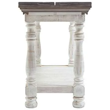 Stylish Havalance Farmhouse Sofa Table with Flip Top