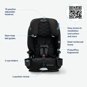 Graco Nautilus 2.0 LX 3-in-1 Harness Booster Car Seat