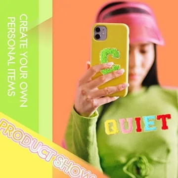 Chenille Embroidered Letter Patches for DIY Fun