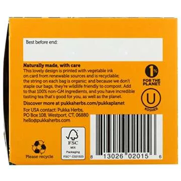 Pukka Organic Herbal Tea - Chamomile & Manuka Honey Blend