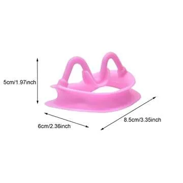 3 Pcs Silicone Mouth Opener, Dental Cheek Retractor for Teeth Whitening,Reusable Intraoral Lip Retractor (Multi-colored)