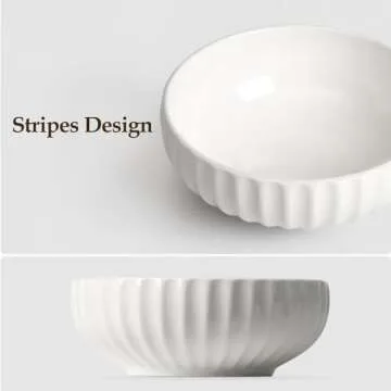 NUTRIUPS Nesting Serving Bowls Set of 3 - Versatile & Stylish