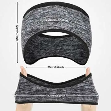 Syhood Fleece Headband Ear Warmers - 8 Pack Comfort