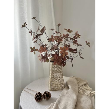 NuT 3pcs Artificial Eucalyptus Leaves for Home Decor