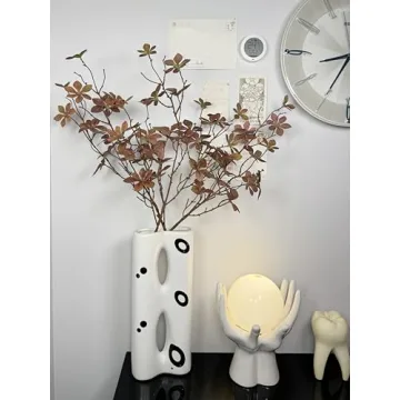 NuT 3pcs Artificial Eucalyptus Leaves for Home Decor