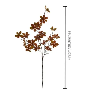 NuT 3pcs Artificial Eucalyptus Leaves for Home Decor