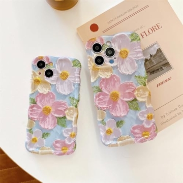 Stylish Paletatb iPhone 12 Pro Max Case with Floral Design