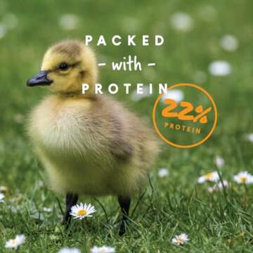 Manna Pro Duck Starter Grower Crumble – Non-Medicated Feed for Healthy Ducks & Geese, Supports Digestion – 8 lb