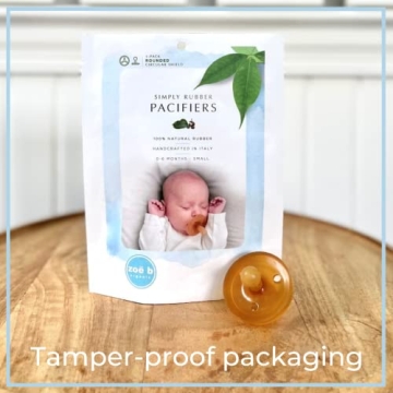 Natural Rubber Pacifier Shorter Nipple for Newborns