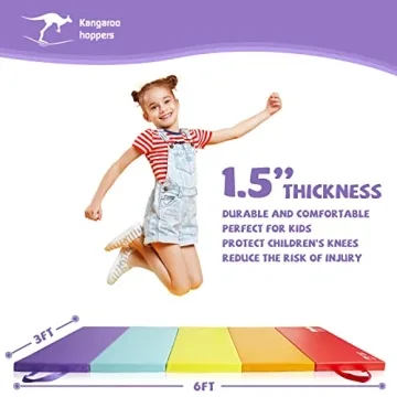 Kangaroo Hoppers Kids Gymnastics Mat – Foldable & Fun!