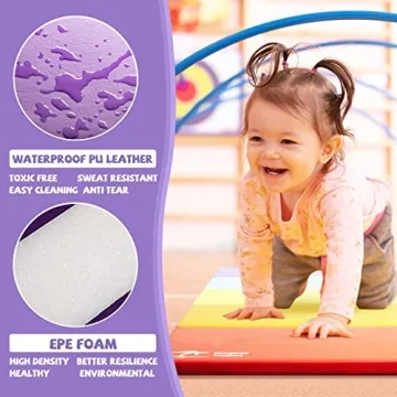 Kangaroo Hoppers Kids Gymnastics Mat – Foldable & Fun!