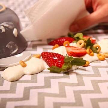 THE KIDS DEPT. Baby Splat Mat for Under High Chair Floor Mat - Splash Mat, Waterproof Floor Mat - Anti Slip, Washable, Extra Large (51 Inch) + Baby Bib with Sleeves - Dinosaur