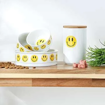 Non-Slip Bone Dry Ceramic Pet Bowls for Easy Feeding