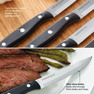 High-Carbon Stainless Steel Steak Knife Set, 8-Piece