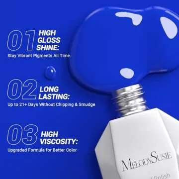 MelodySusie Royal Blue Gel Nail Polish for Stunning Nails
