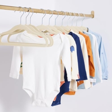 Amazon Basics Kids Velvet Non-Slip Clothes Hangers Pack of 50