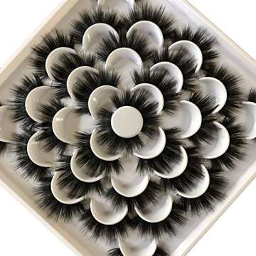 Gmagictobo Faux Mink Eyelashes - 20MM Dramatic Styles