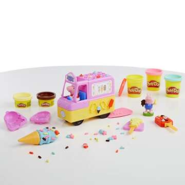 Play-Doh Peppa's Ice Cream Playset Fun for Kids