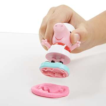 Play-Doh Peppa's Ice Cream Playset Fun for Kids