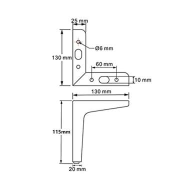 Antrader 4.5-Inch Height Modern Furniture Sofa Legs Metal Polished Gold Plating Table Cabinet Cupboard Feet DIY Replacement Parts, Set of 4