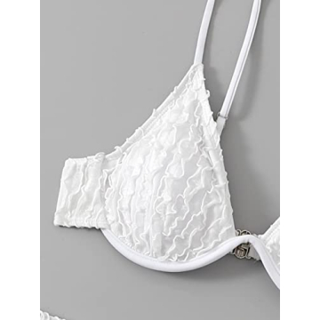 Stylish COZYEASE Women's 3 Piece Bikini Swimsuit Set