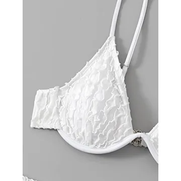 Stylish COZYEASE Women's 3 Piece Bikini Swimsuit Set