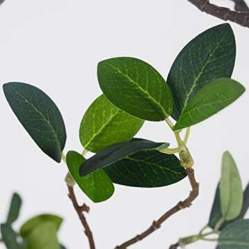 SzJias Faux Branches for Vase Artificial Stems Greenery Plant Stems for Vase Fake Tree Branches (3 Branches)