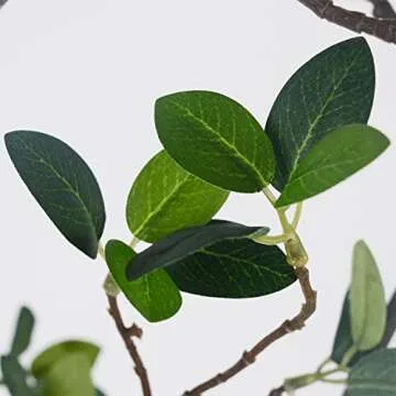 SzJias Faux Branches for Vase Artificial Stems Greenery Plant Stems for Vase Fake Tree Branches (3 Branches)