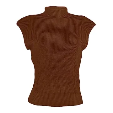 Stylish Shoulder Pad Sweater Vest for Women
