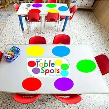Original Table Spots for Teachers | 10 Pack Dry Erase Circles